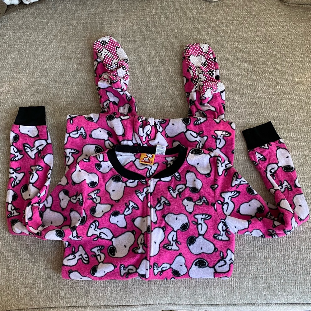 Women’s Snoopy Footed Onesie